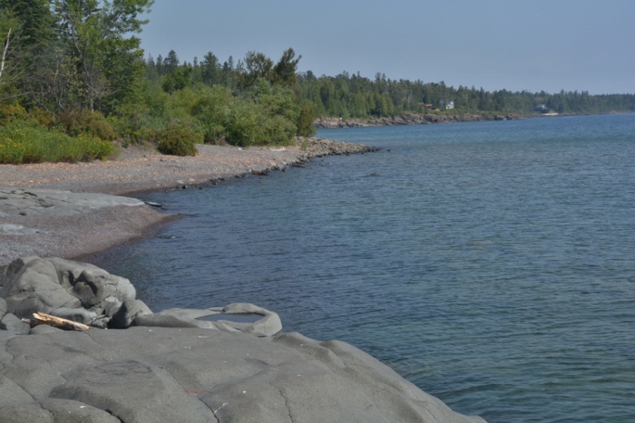 along the north shore of Lake Superior